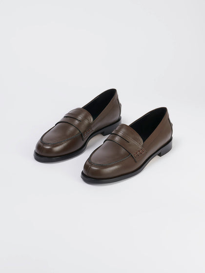 Calf Leather Moccasin Brown 