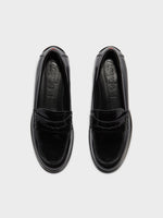 Aeyde | OSCAR Black Penny Loafer