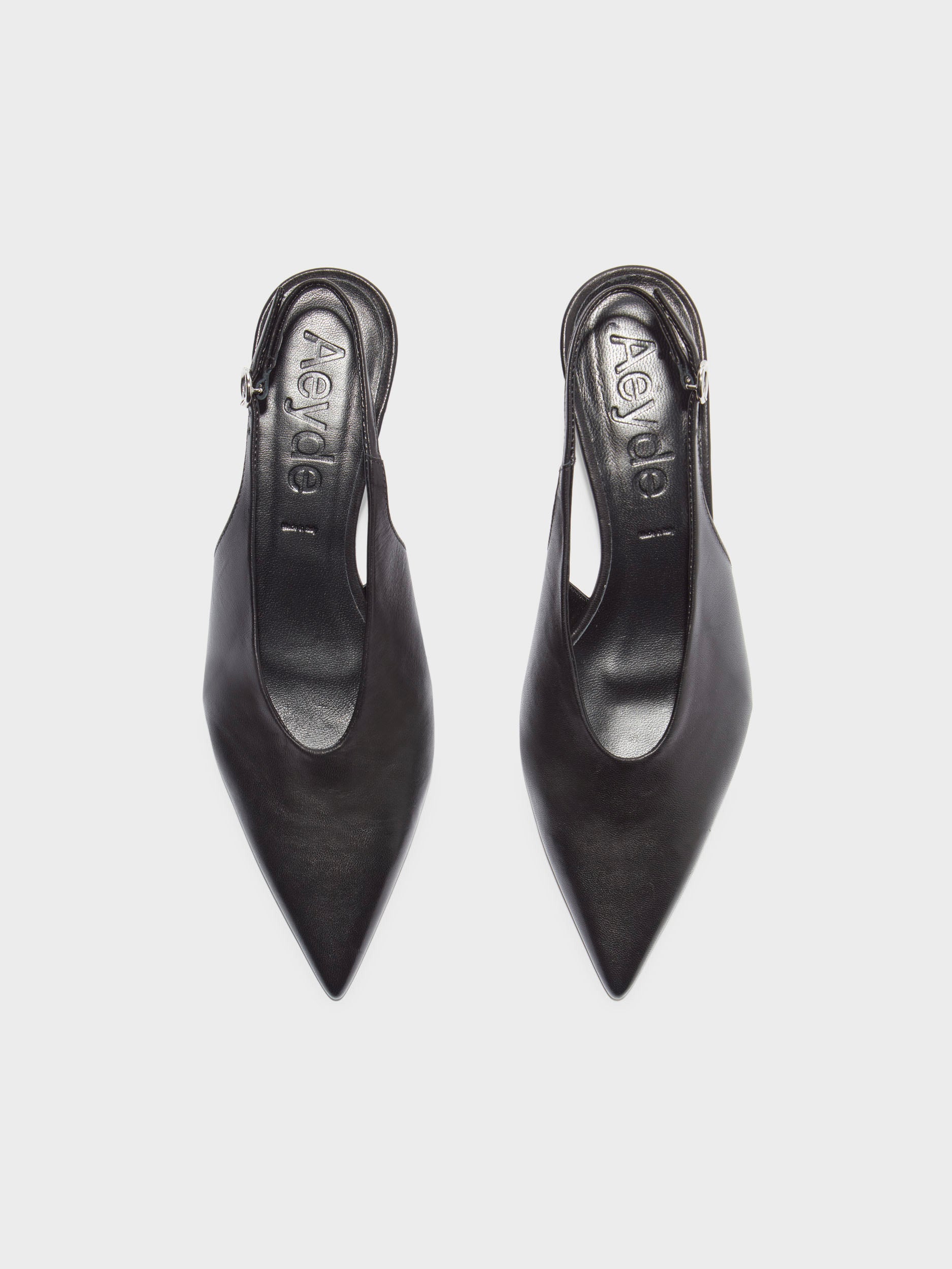 Oti Leather Slingback Pumps - Image 5