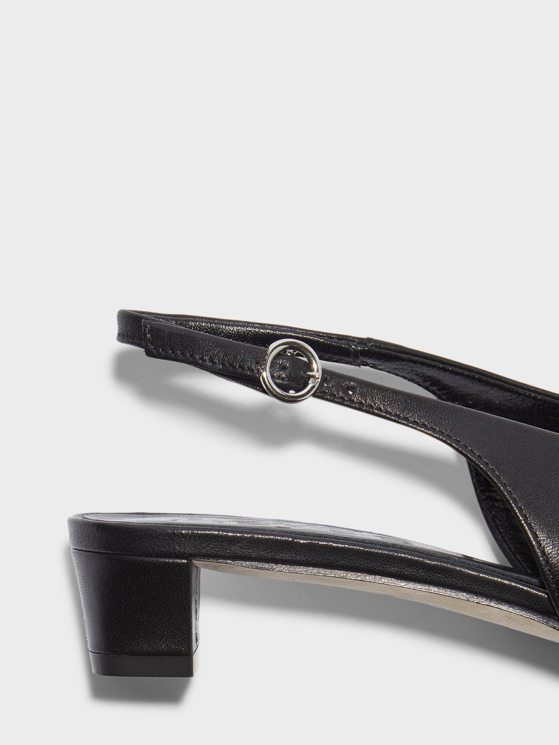 Oti Leather Slingback Pumps - Image 4