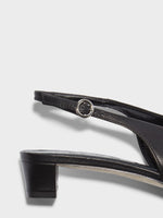 Oti Leather Slingback Pumps - Image 4