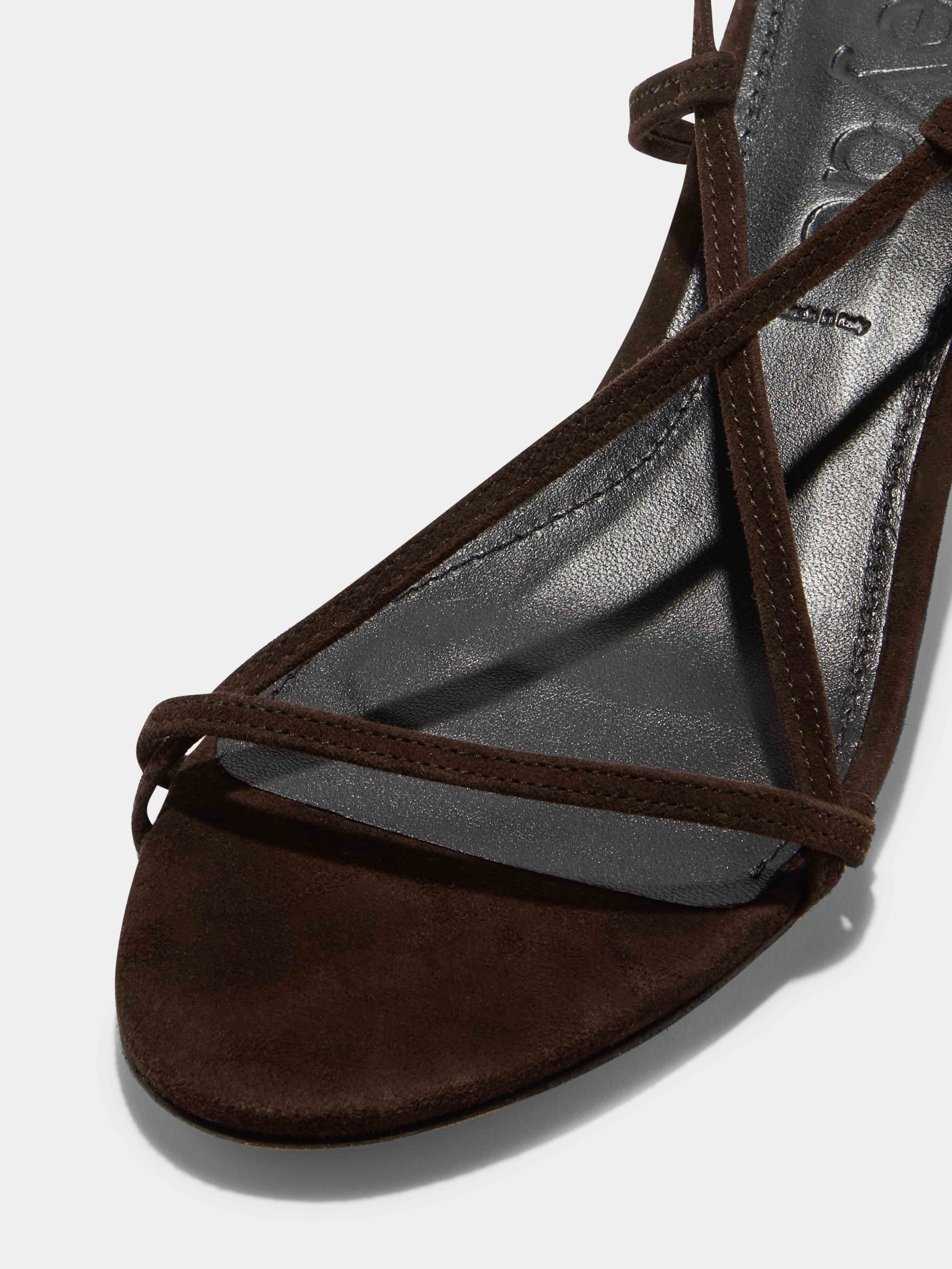 Paige Suede Kitten-Heel Sandals - Image 3