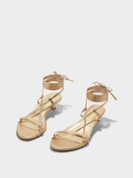 Paige Leather Kitten-Heel Sandals - Image 2