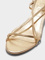 Paige Leather Kitten-Heel Sandals - Image 3