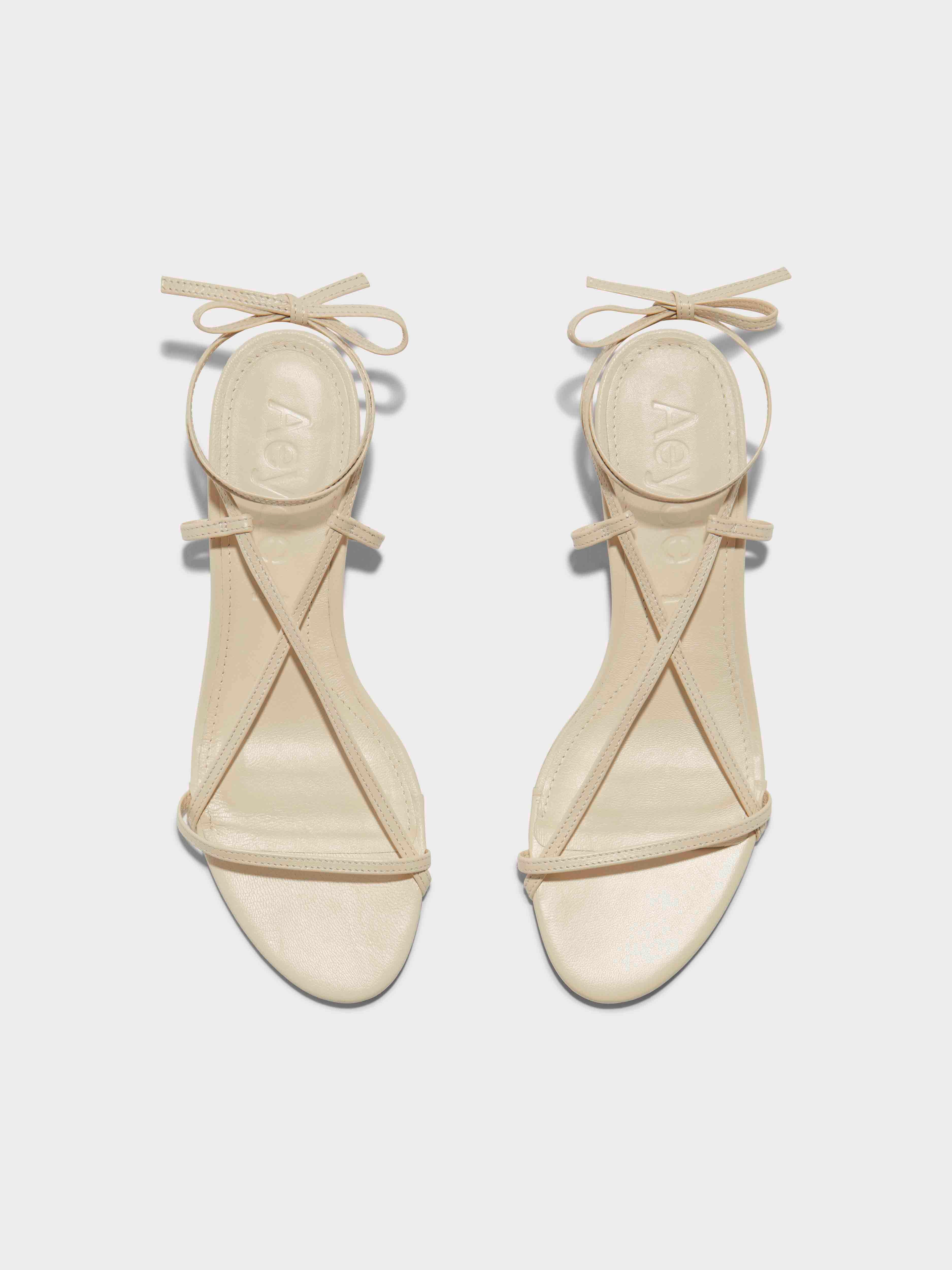 Paige Leather Kitten-Heel Sandals - Image 5
