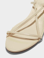 Paige Leather Kitten-Heel Sandals - Image 3