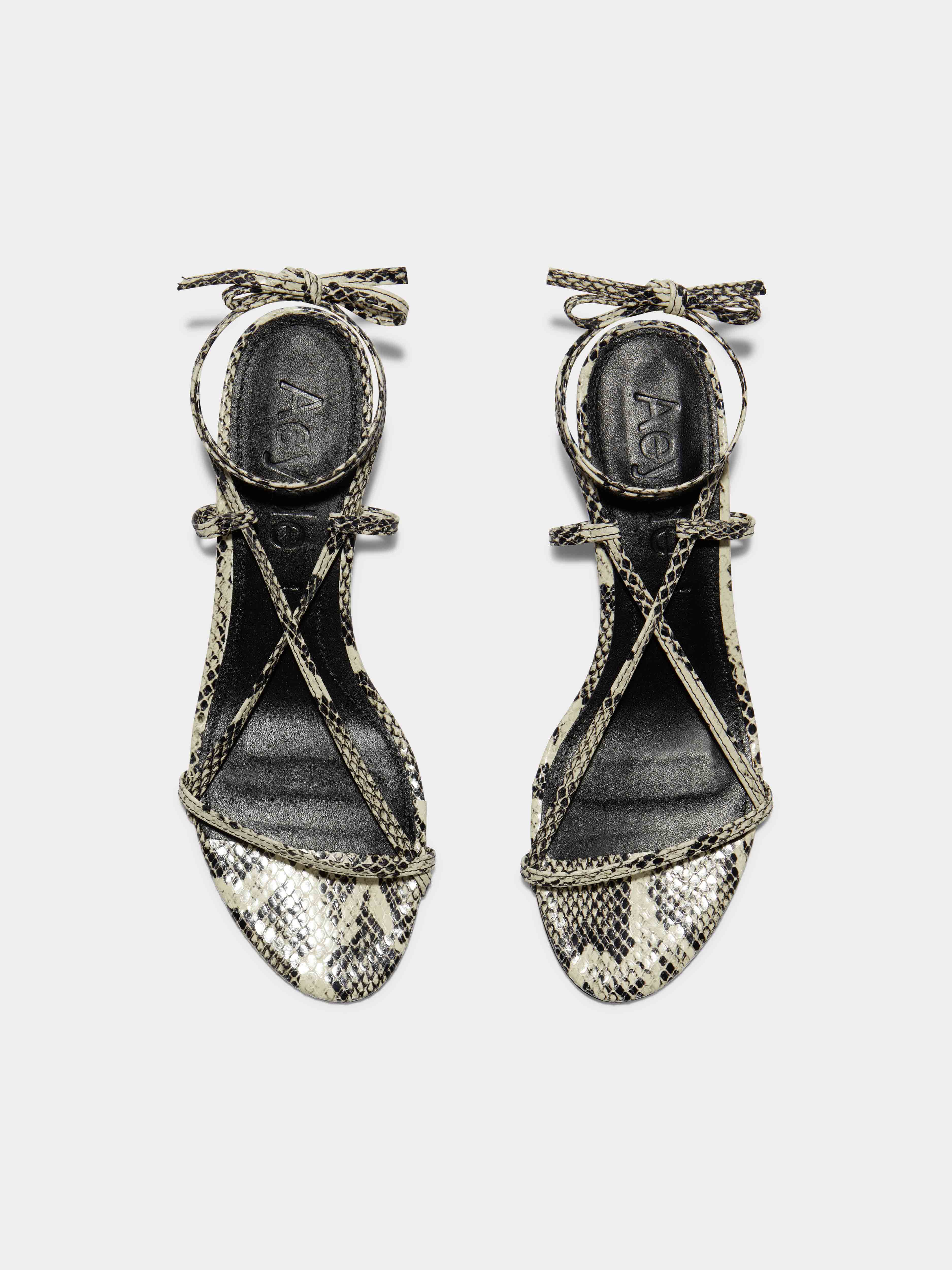 Paige Leather Kitten-Heel Sandals - Image 5