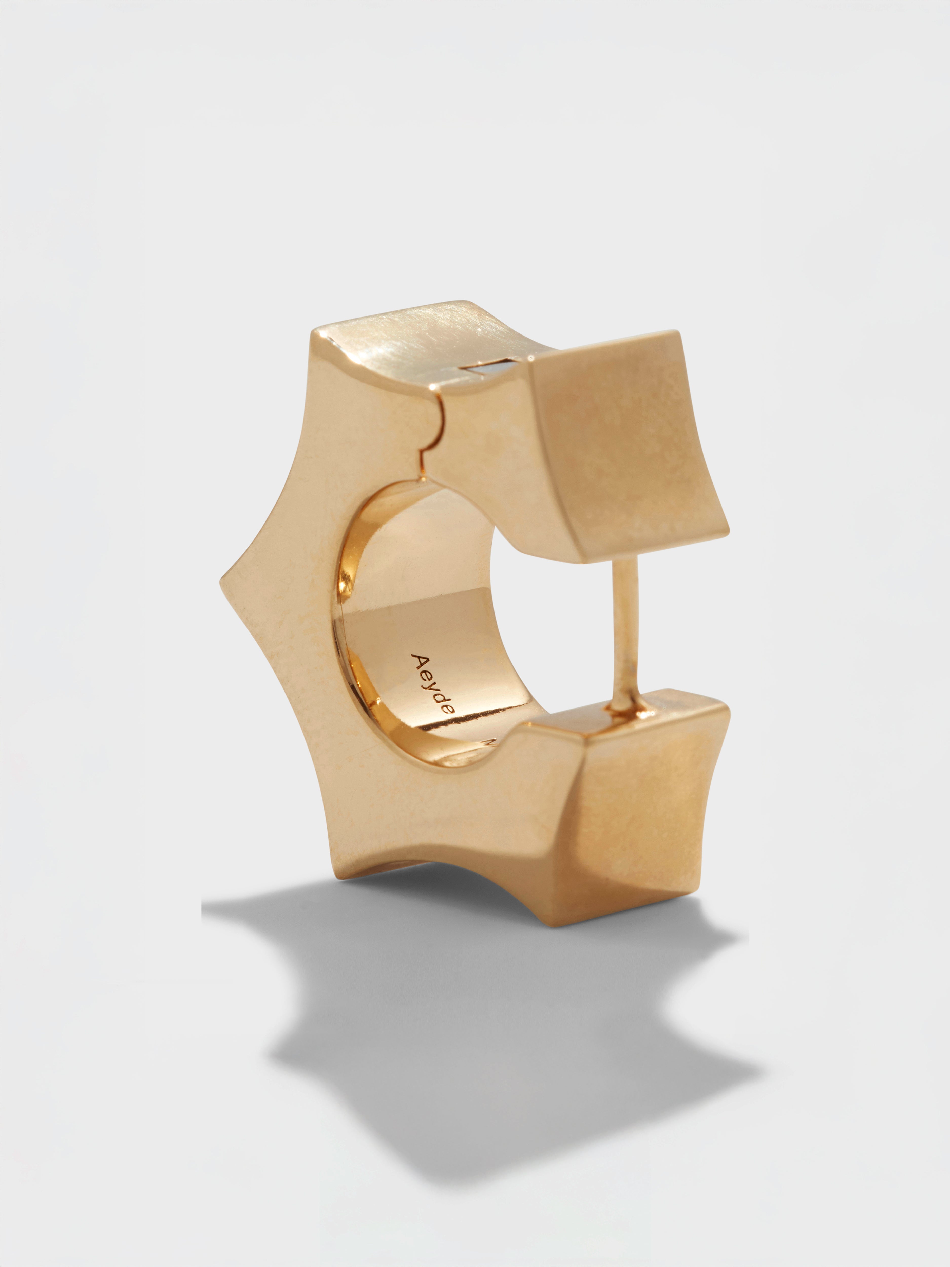 Parker 18kt Gold-Plated Hoop Earrings - Image 2