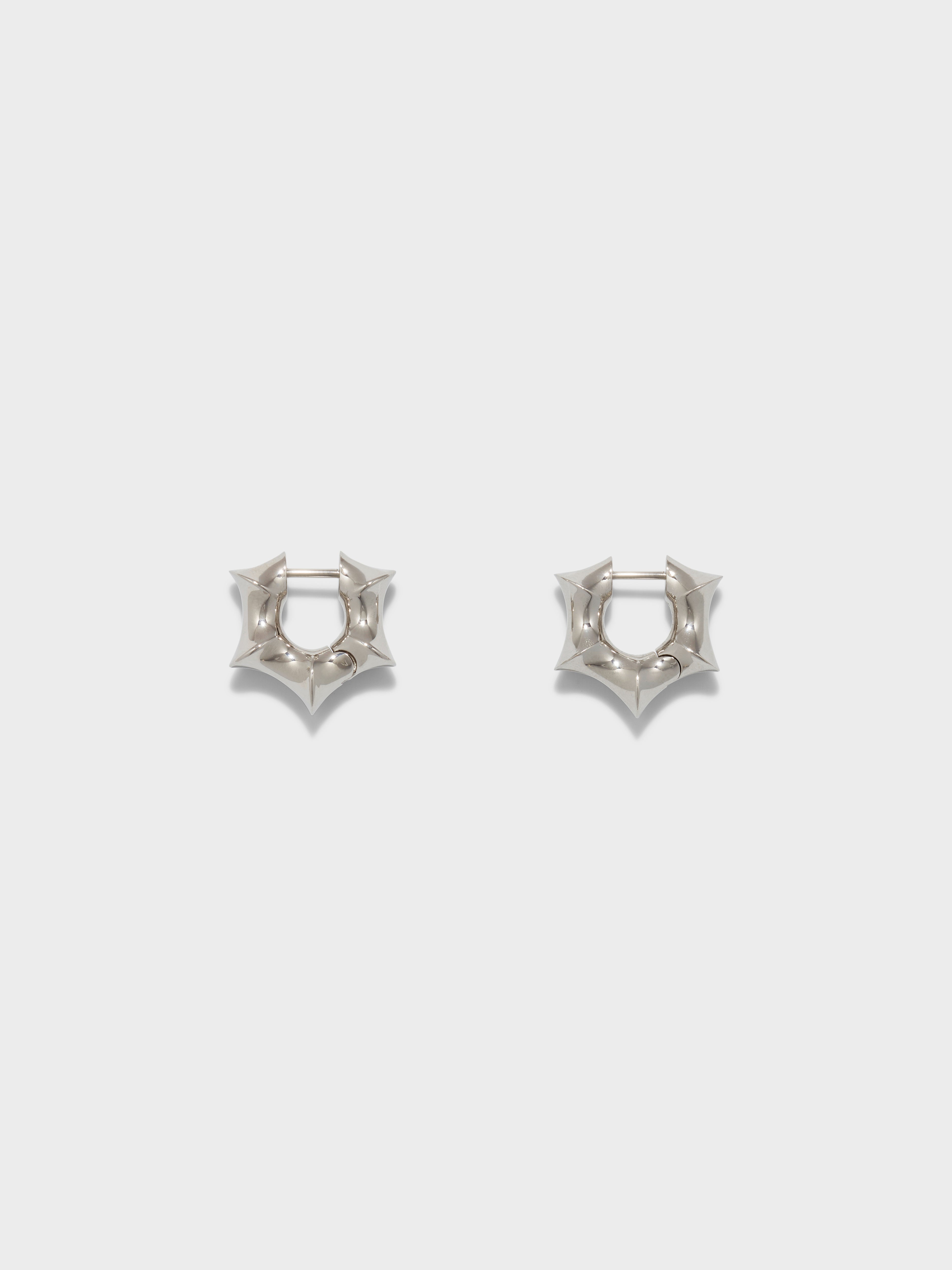 Phoenix Palladium-Plated Hoop Earrings - Image 1