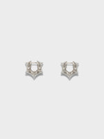 Phoenix Palladium-Plated Hoop Earrings - Image 1