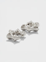 Phoenix Palladium-Plated Hoop Earrings - Image 2