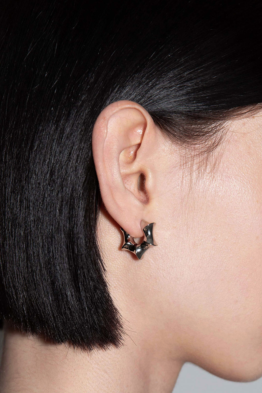 Phoenix Palladium-Plated Hoop Earrings - Image 4