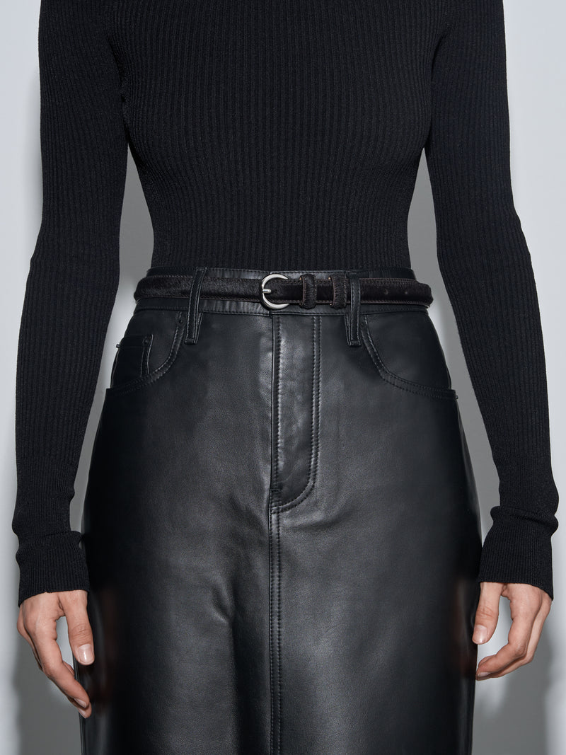 Reed Pony Hair Belt