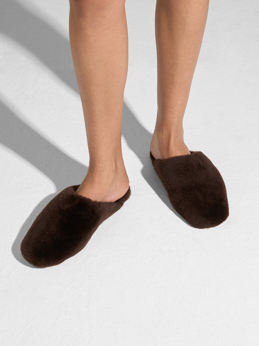 Rega Shearling Slippers