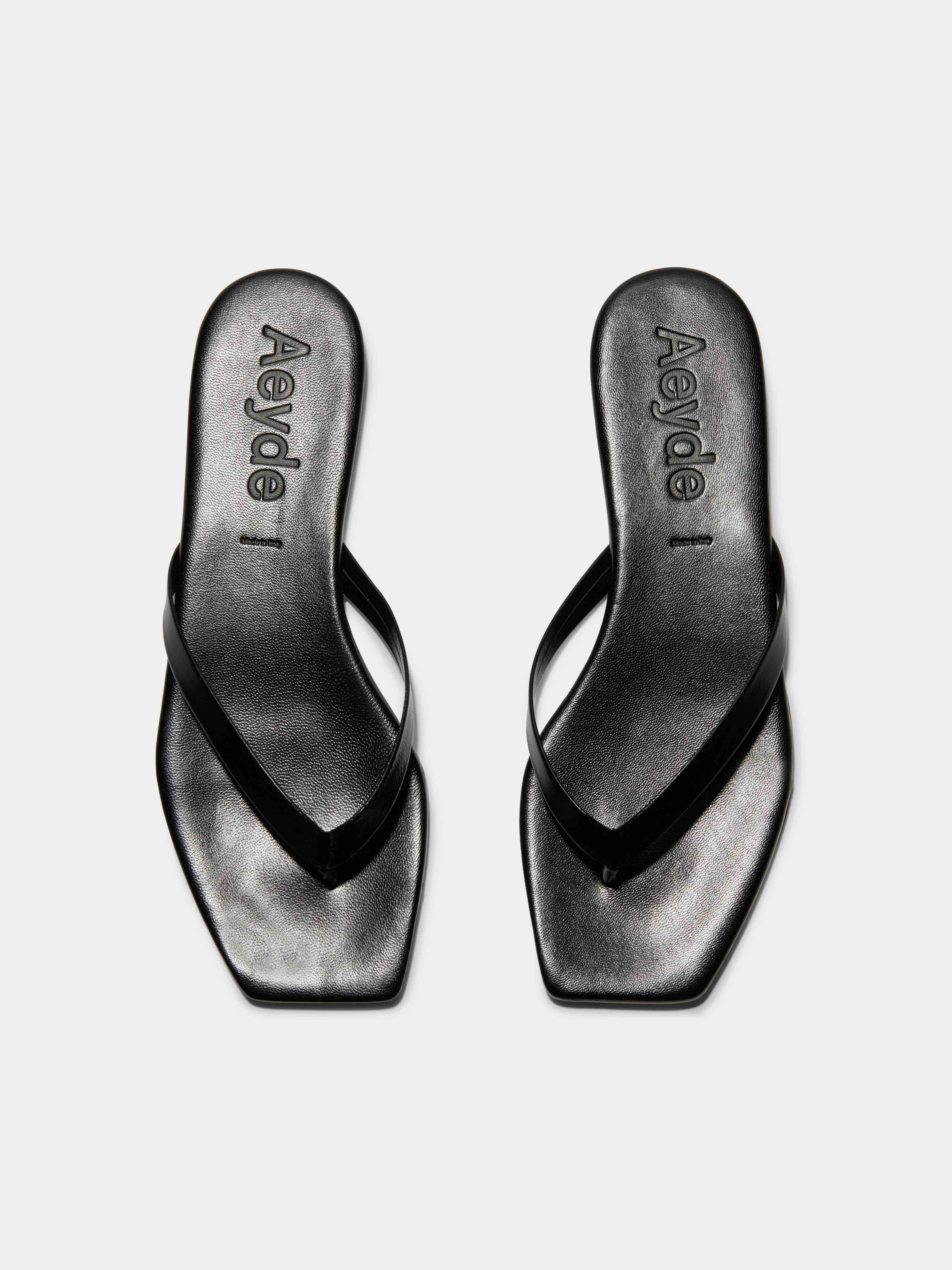 Renee Leather Thong Sandals - Image 5