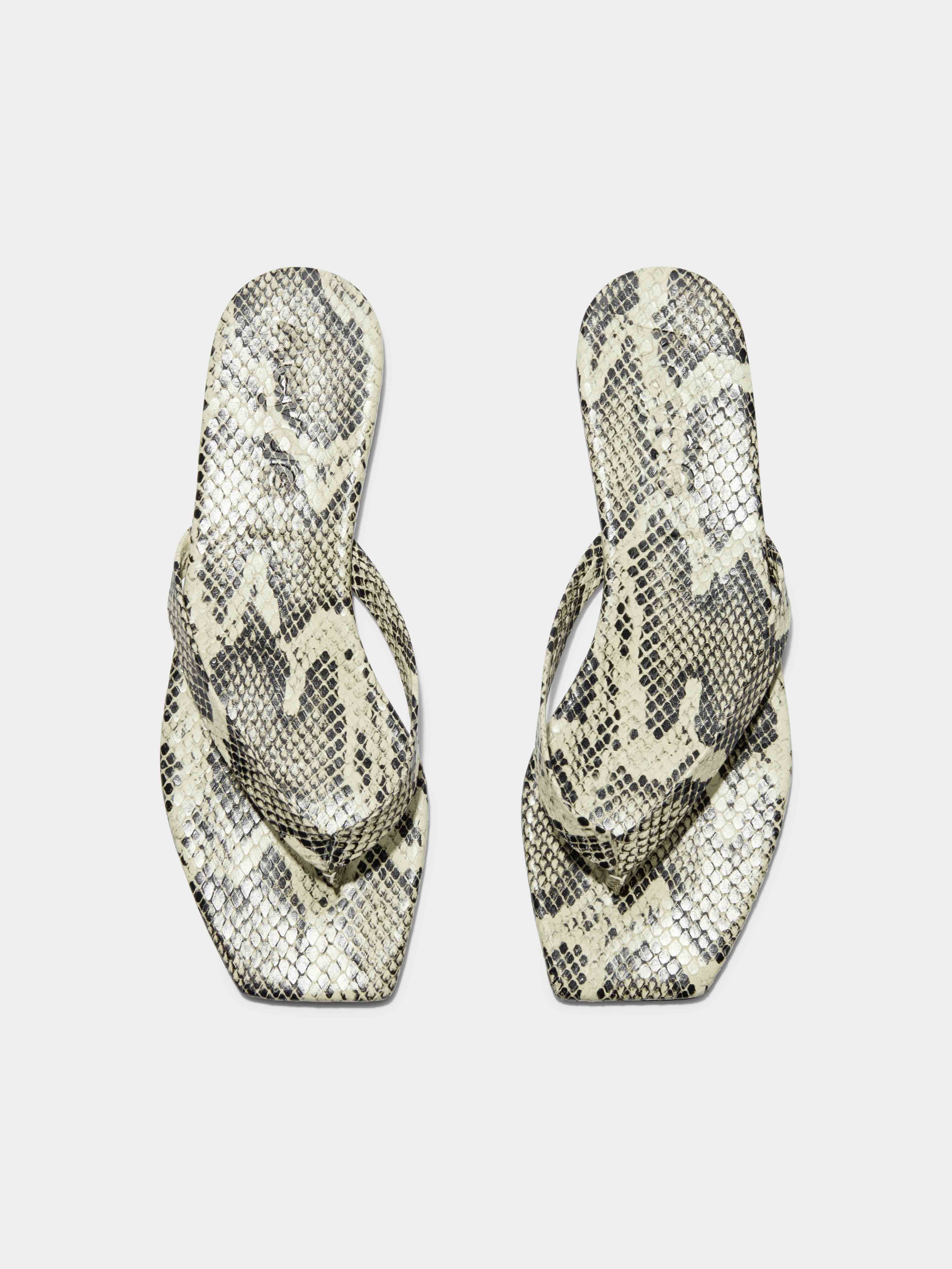 Renee Leather Thong Sandals - Image 5
