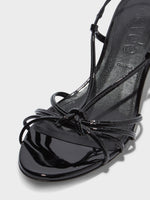 Rhonda Leather Kitten-Heel Sandals - Image 3