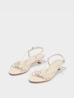 Rhonda Leather Kitten-Heel Sandals - Image 2
