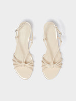 Rhonda Leather Kitten-Heel Sandals - Image 4