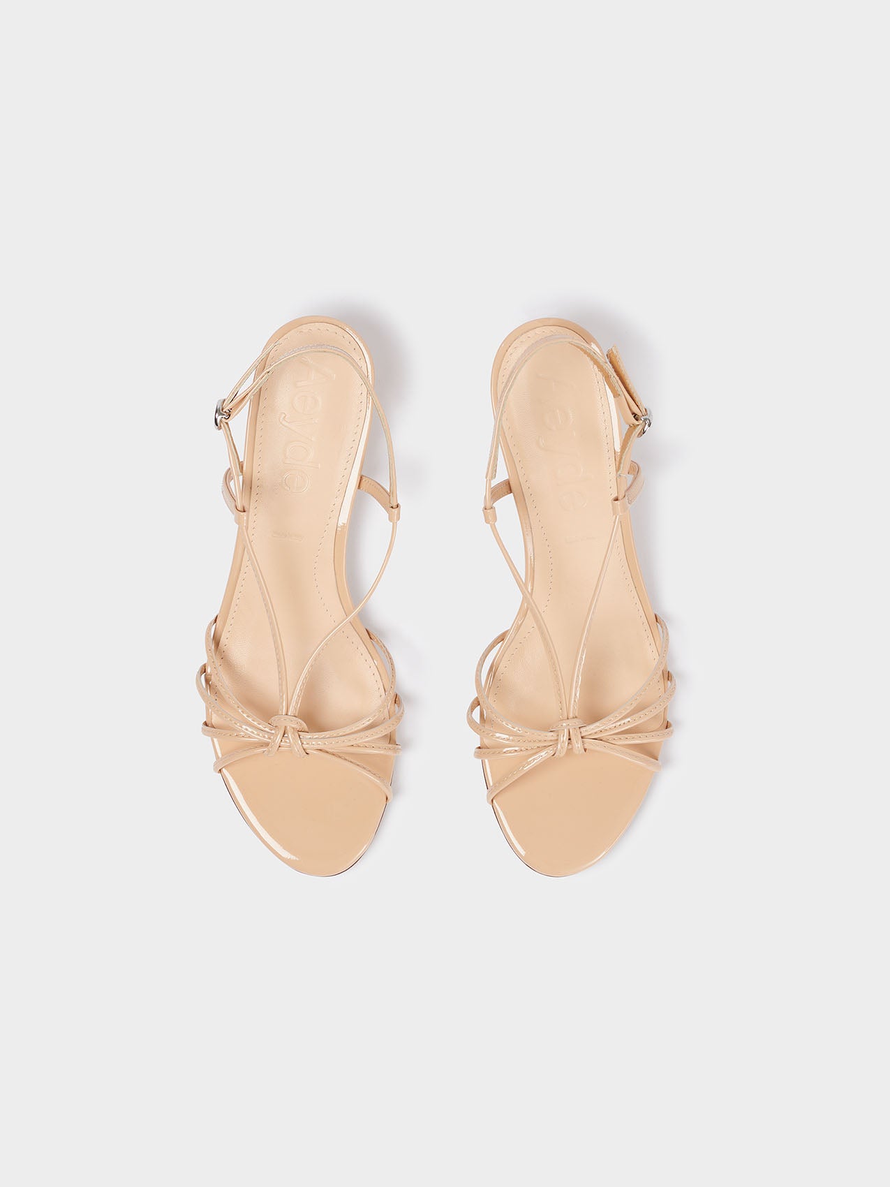 Rhonda Leather Kitten-Heel Sandals - Image 4