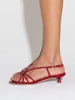 Rhonda Leather Kitten-Heel Sandals - Image 6
