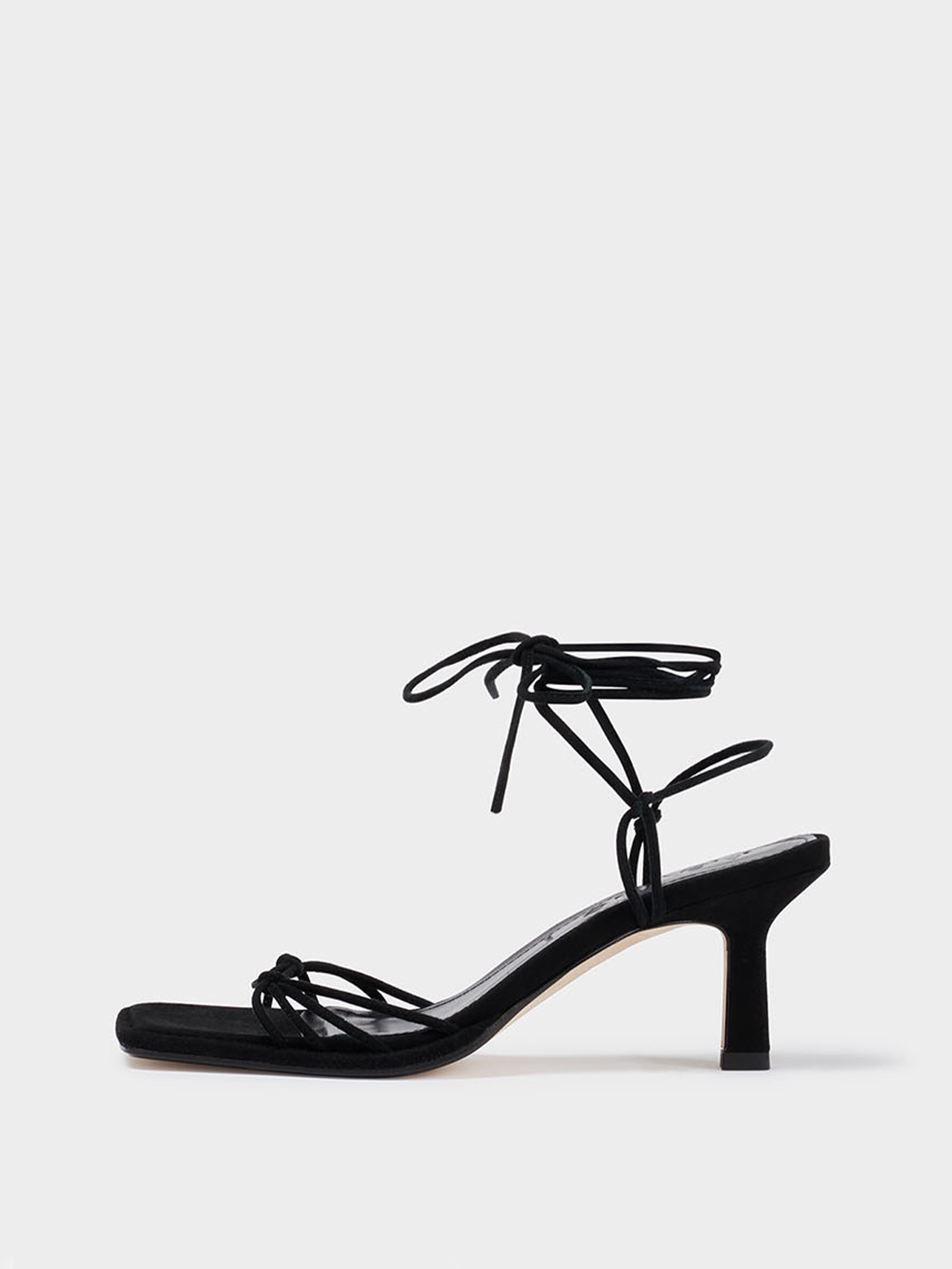 Roda Suede Lace-Up Sandals - Image 1