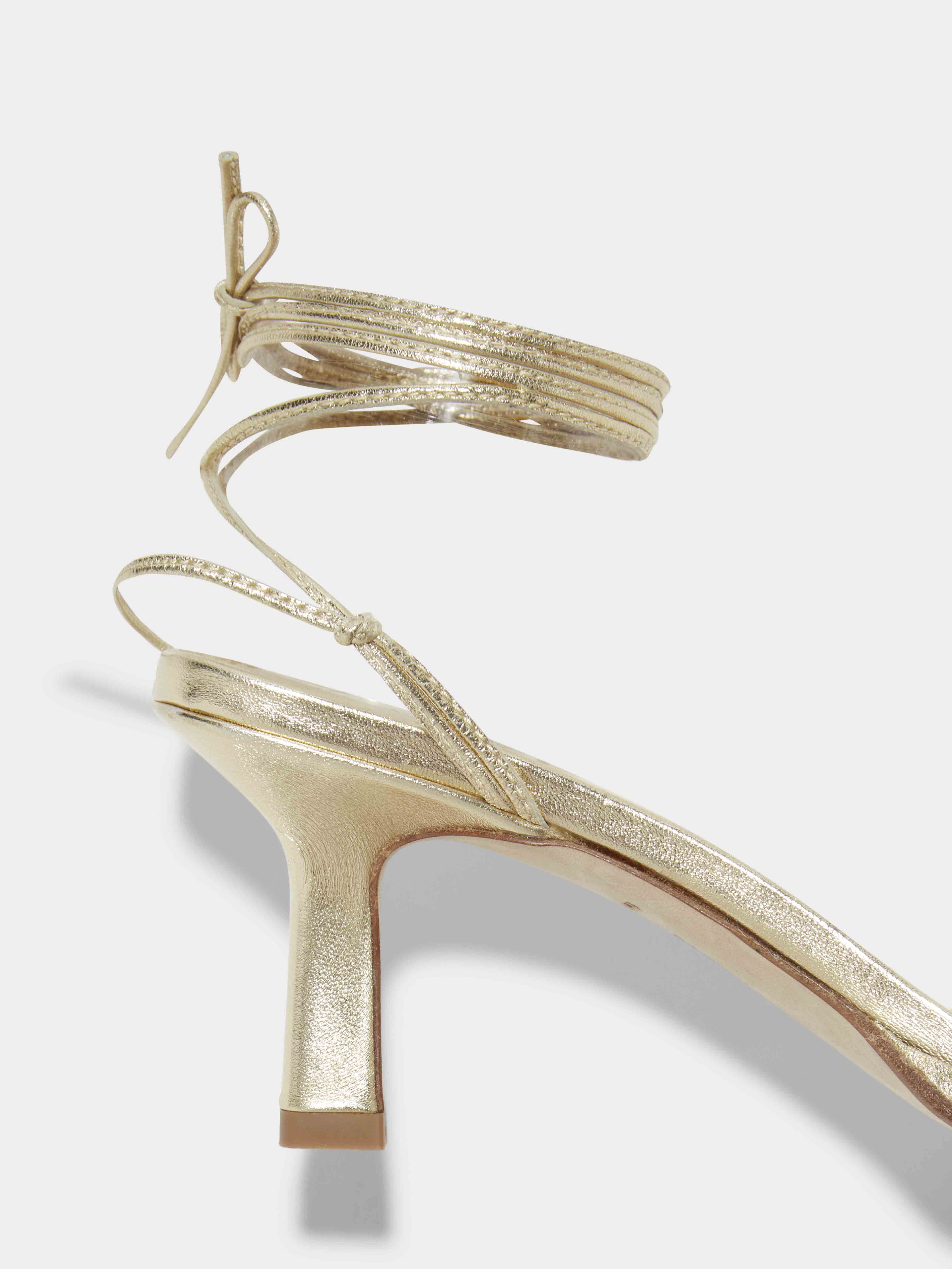 Roda Leather Lace-Up Sandals - Image 3