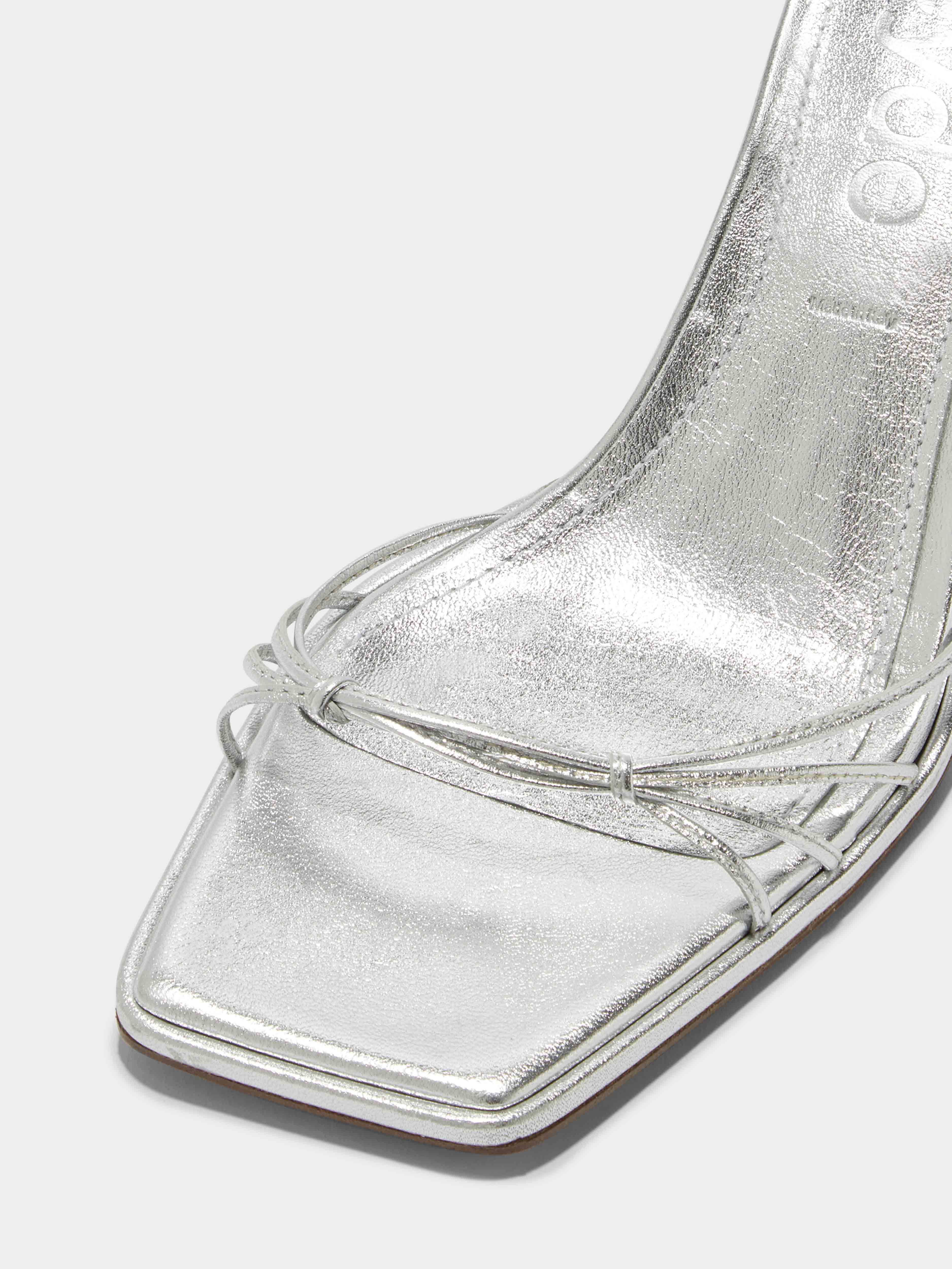 Roda Leather Lace-Up Sandals - Image 4