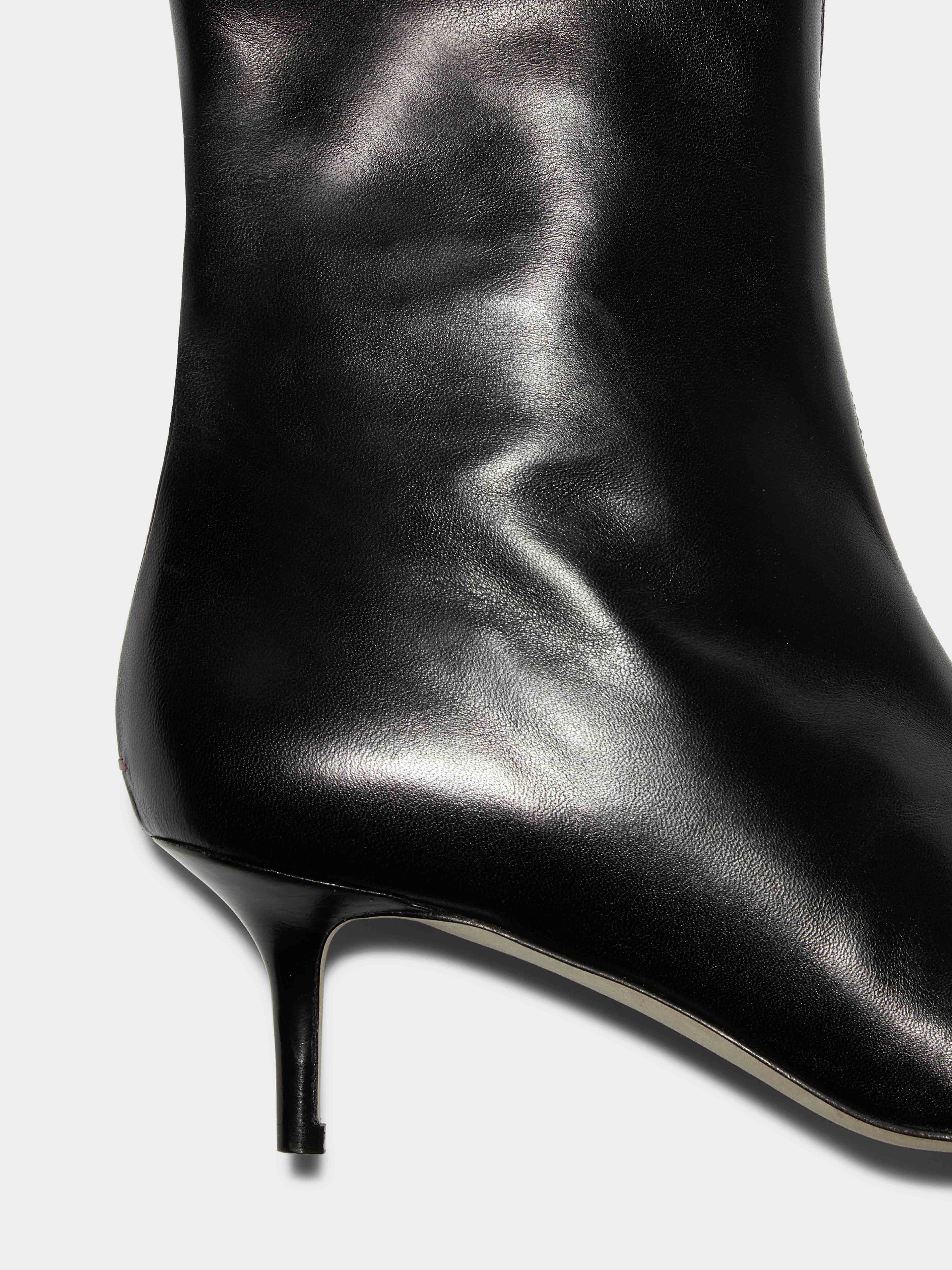 Roe Mini Stud Leather Ankle Boots - Image 3