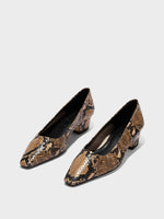 Rory Snake Print Pumps - Image 3