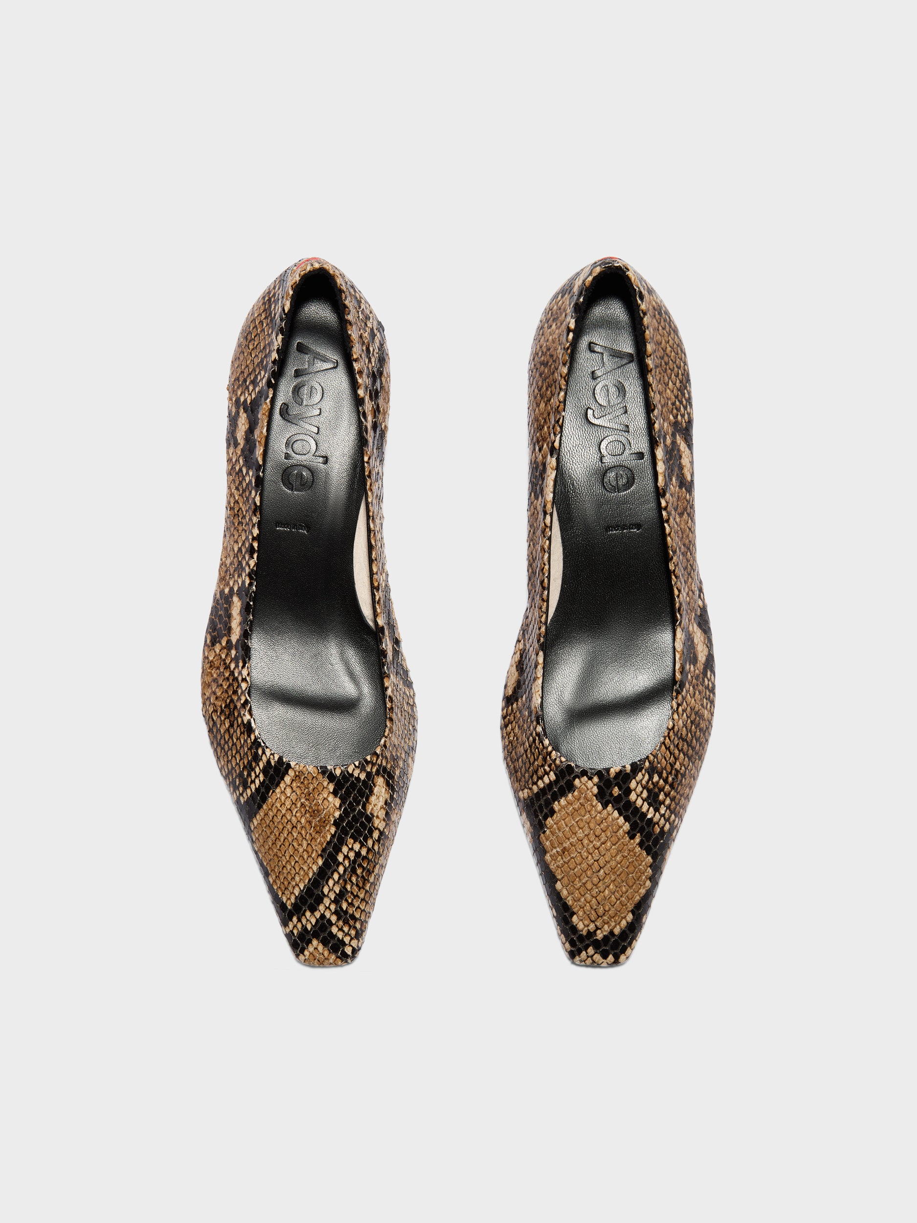 Rory Snake Print Pumps - Image 5