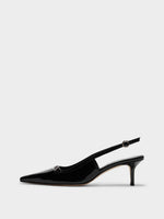 Saba Leather Slingback Pumps - Image 1