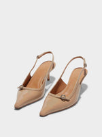 Saba Leather Slingback Pumps - Image 2