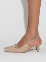 Saba Leather Slingback Pumps - Image 6
