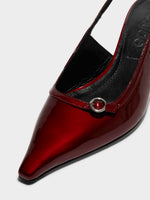 Saba Leather Slingback Pumps - Image 3