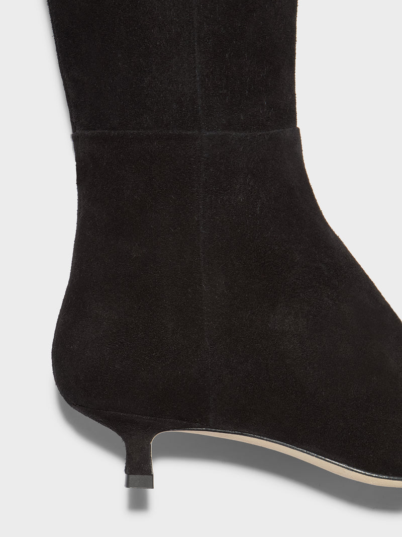 Sabrina Suede Knee-High Boots