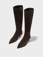 Sabrina Suede Knee-High Boots - Image 3
