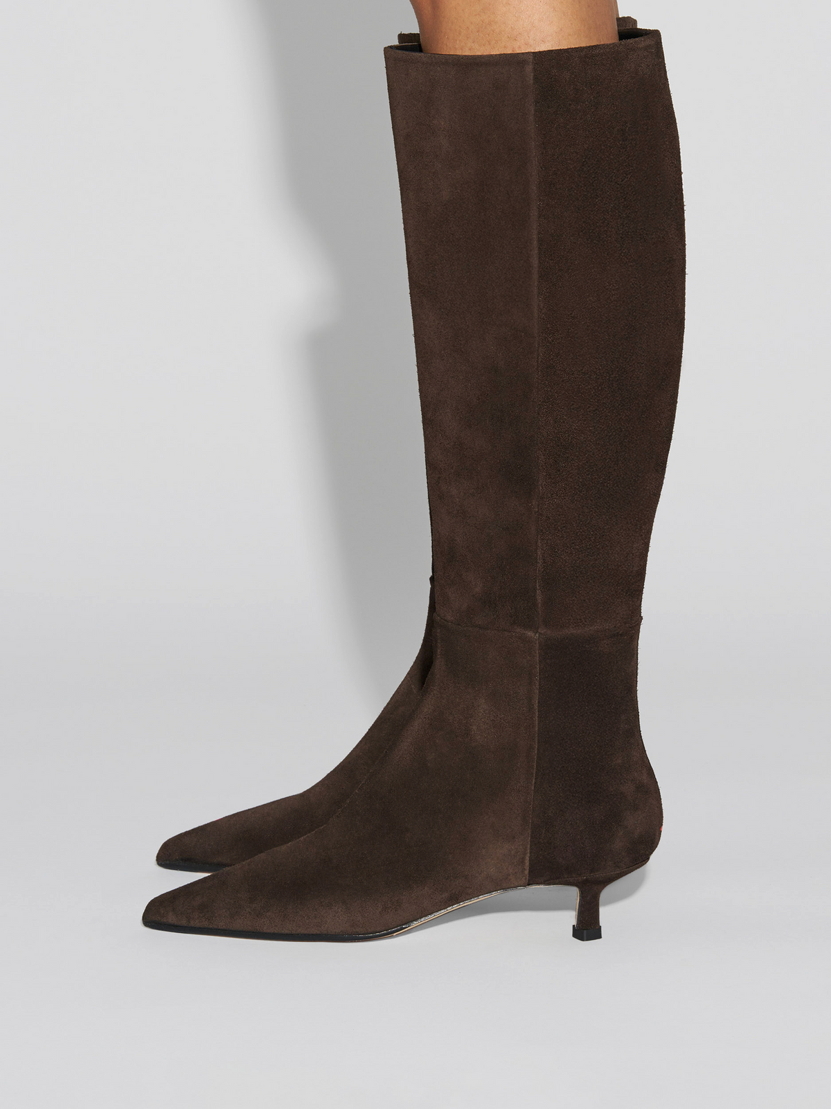 Sabrina Suede Knee-High Boots