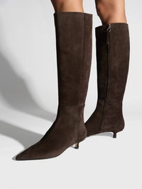 Sabrina Suede Knee-High Boots
