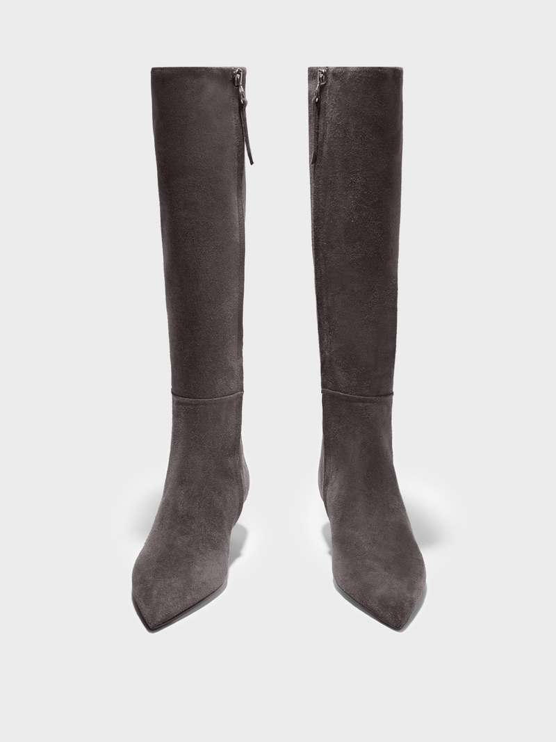 Sabrina Suede Knee-High Boots