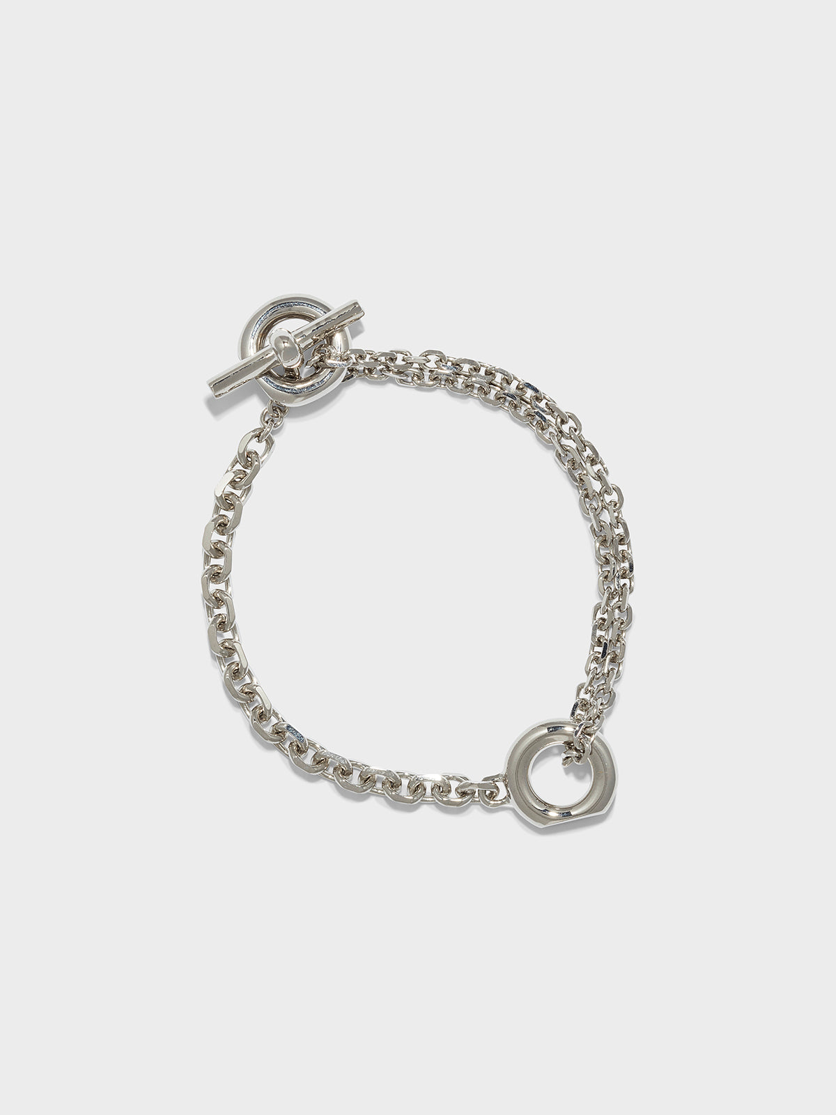 Sadie T-Bar Palladium-Plated Bracelet - Image 2