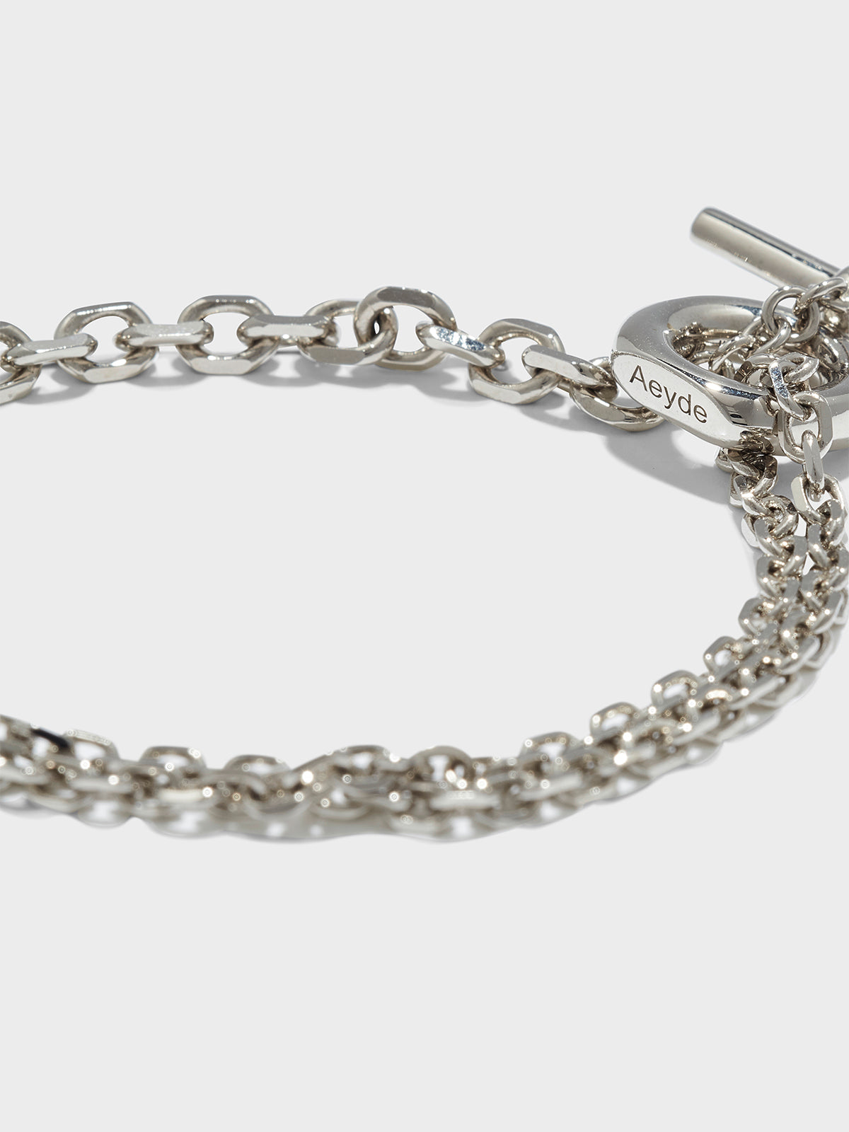 Sadie T-Bar Palladium-Plated Bracelet - Image 3