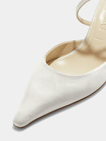 Salome Satin Stiletto Pumps - Image 3