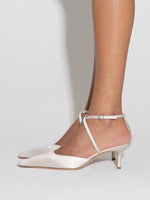 Salome Satin Stiletto Pumps - Image 6