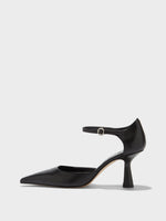 Salvi Leather Ankle Strap Pumps - Image 1