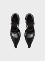 Salvi Leather Ankle Strap Pumps - Image 5