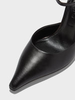 Salvi Leather Ankle Strap Pumps - Image 3