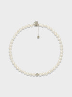 Sarin Pearl and Palladium-Plated Necklace - Image 1