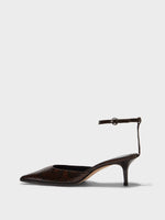 Sarina Leather Ankle-Strap Pumps - Image 1