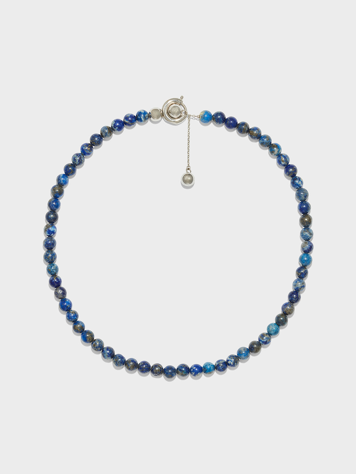 Saylor Lapis and Palladium-Plated Necklace - Image 3